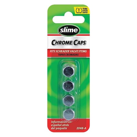 Chrome Caps, Chrome Finish, 4 Pc. MPN:2048-A