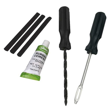 Screwdriver Handle Tire Repair Kit, 6 Pc. MPN:21032
