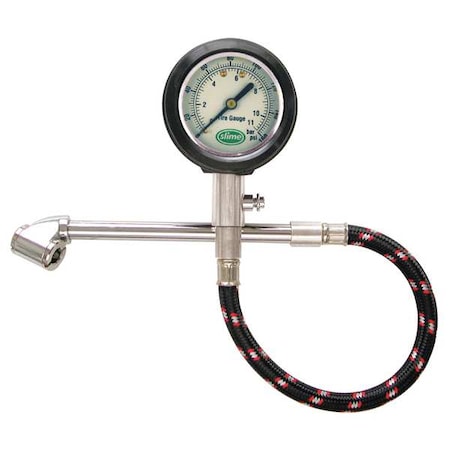 Dial Tire Gauge, 10 to 160 PSI MPN:2020-A