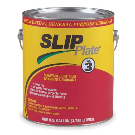 1 gal, Can, Mineral Spirits, Black MPN:SLIP3-4X1G