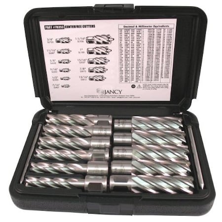 11pc. HSS Annular Cutter Set, 7/16