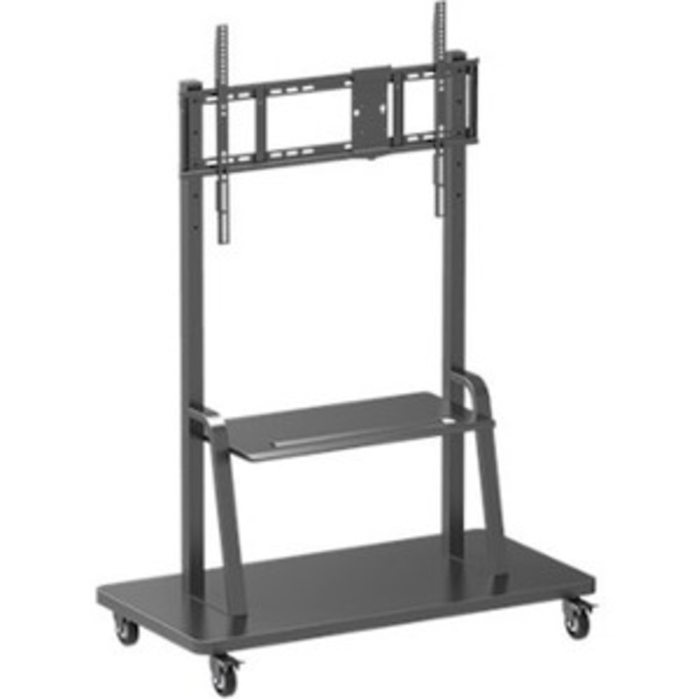 SMART Board Heavy Duty Mobile Stand for Interactive Displays - Up to 86in Screen Support - 297 lb Load Capacity - Powder Coated - Black MPN:FS-SBID-200