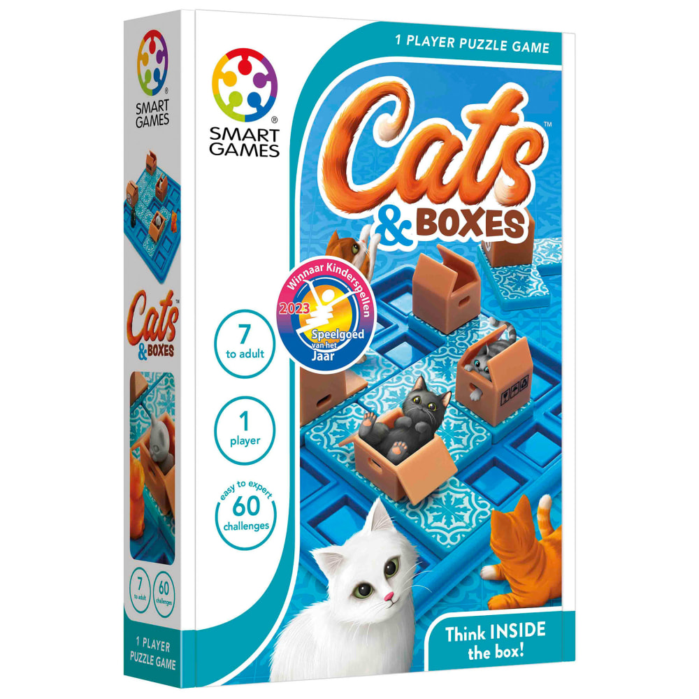 SmartGames Cats & Boxes Puzzle Game MPN:SG-450US