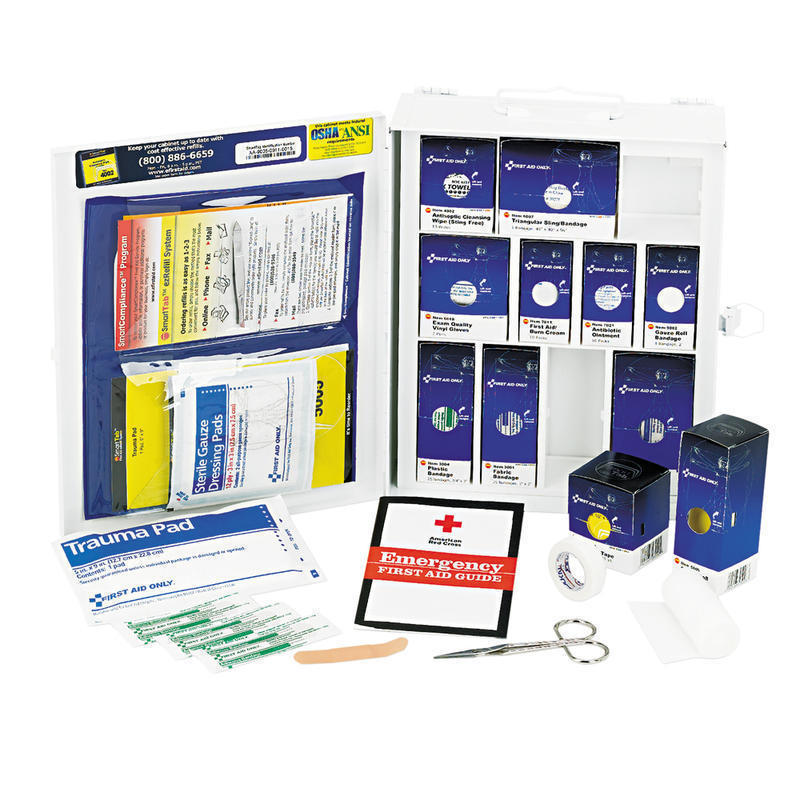 SmartCompliance Medium First Aid Kit, 12 1/8inH x 3 1/8inW x 9 1/2inD MPN:1050-FAE-0103