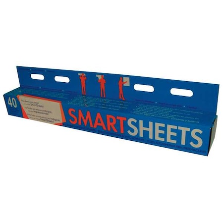 Dry Erase Sheets, Plastic, 31 1/2 in, 23 1/2 in MPN:SS-DE-FG-60X80X32-CASE-24