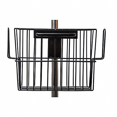 Basket Pole Mounted Stainless Steel Blk MPN:R105P17