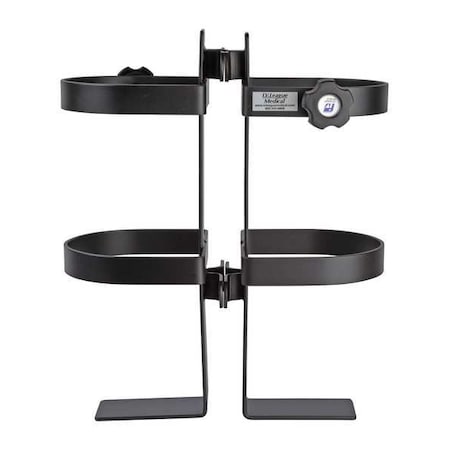Dual Tank Holder, Pole Mounted, Black MPN:R105P04-001
