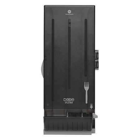 Fork Dispenser, Smoke, Capacity 120 MPN:SSFD120