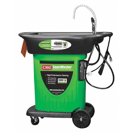 Parts Washer, 15 gal., 300 GPH, HDPE, Mobile MPN:14161