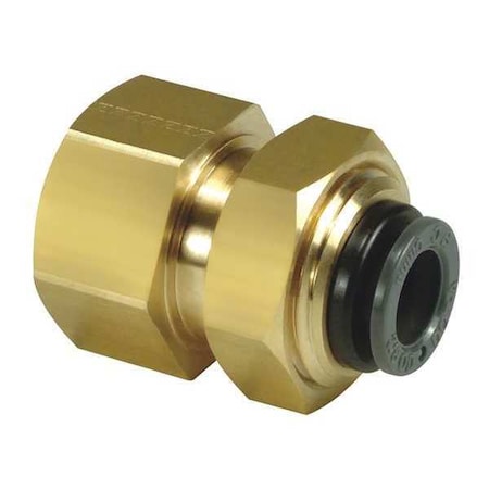 DOT Fitting, Fem Bulkhead, 3/8