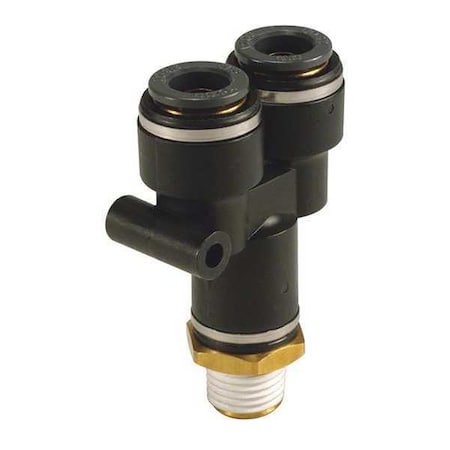 DOT Fitting, Male Branch Y, 1/4