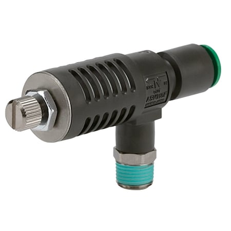 Speed Exhaust Control Valve, 1/2 Tube, 3/8 MPN:ASV510F-N03-13S