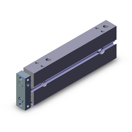 Dual Piston Cylinder, 10mm Bore, 75mm Stroke, Double Acting, Aluminum . MPN:CXSJM10-75