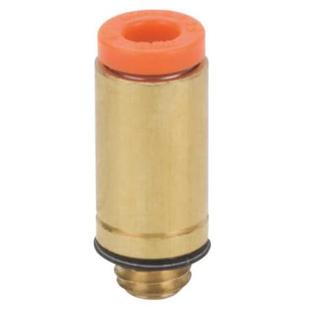 Push-Fit Adapter Fitting, Push-to-Connect x MUNF, 1/8 in Tube OD, 10-32 Pipe Size, Plastic MPN:KQ2S01-32A