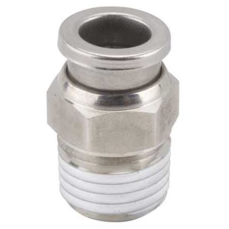 Strt, SS, Push-Fit 6 mm, BSPT 1/4 in MPN:KQG2H06-02S