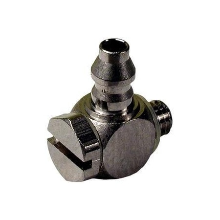 Miniature Quick Connect Fitting, Union Elbow, 4 mm x 2.5 mm Tube Size MPN:M-3AU-4