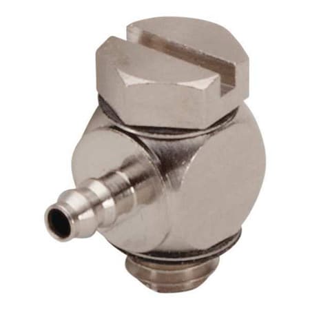 Miniature Quick Connect Fitting, Male Elbow, 3.2 mm Tube x M5 Male Thread MPN:M-5ALHU-3