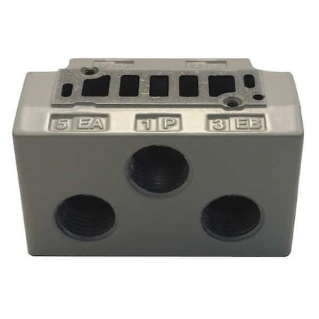 Sub-Plate, 1/8 in. NPT, 0.29 Cv MPN:SY3000-27-1T