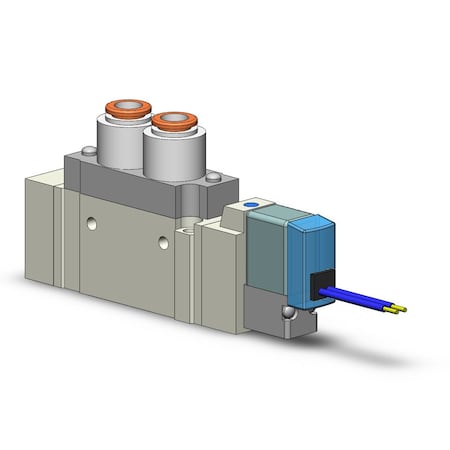Valve, 5 Port, 2 Position, 24VDC, 1/4