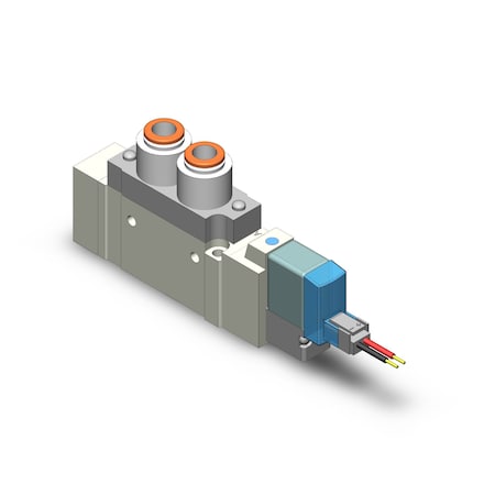 Valve, Mnfld Slnd, 5 Port, 24VDC, 1/4