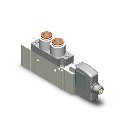 Valve, 5000Size, Single, 5 Port, 24VDC, 1/4