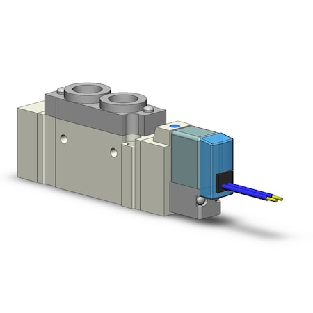Valve, 5 Port, 2 Position, 12VDC, 1/8