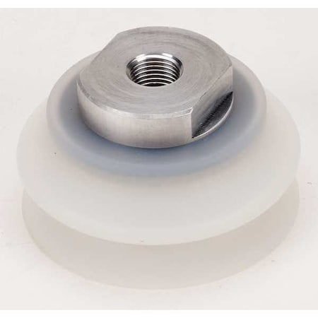 Vacuum Pad Assembly, 80mm, White MPN:ZPT80HBS-B16