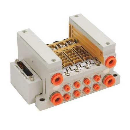Manifold, 4 Station, VQ Series, D-Sub MPN:VV5Q21-04C8FU3-NS