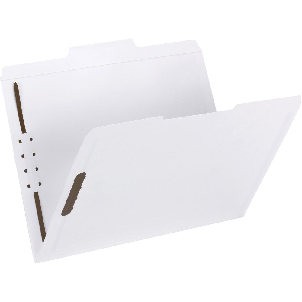 Smead Fastener File Folders, Letter Size, White, Box Of 50 Folders MPN:12840