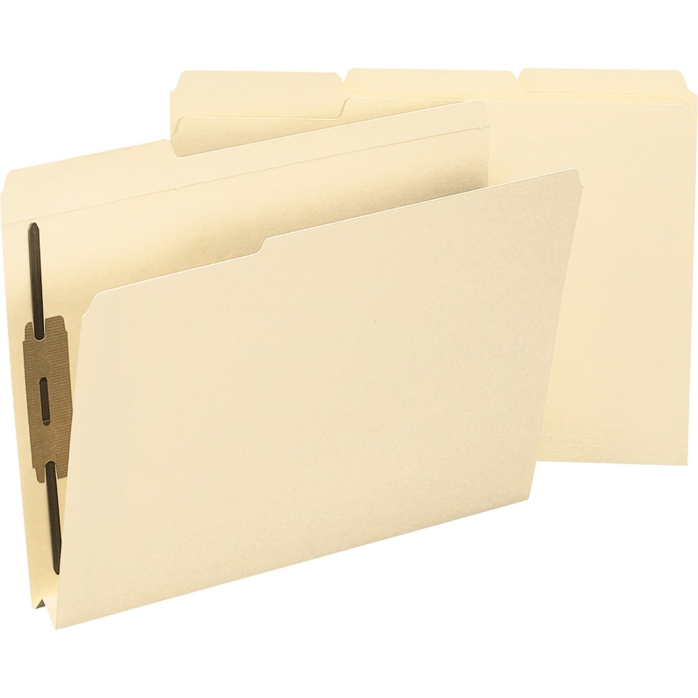 Smead 2-Ply Manila Fastener Folders, Letter Size, Box Of 50 MPN:14595