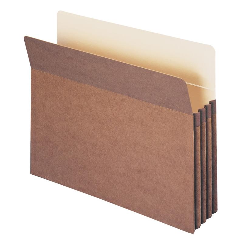 Smead Expanding File Pockets, 3 1/2in Expansion, 9 1/2in x 11 3/4in, 30% Recycled, Redrope, Pack Of 25 MPN:1524E