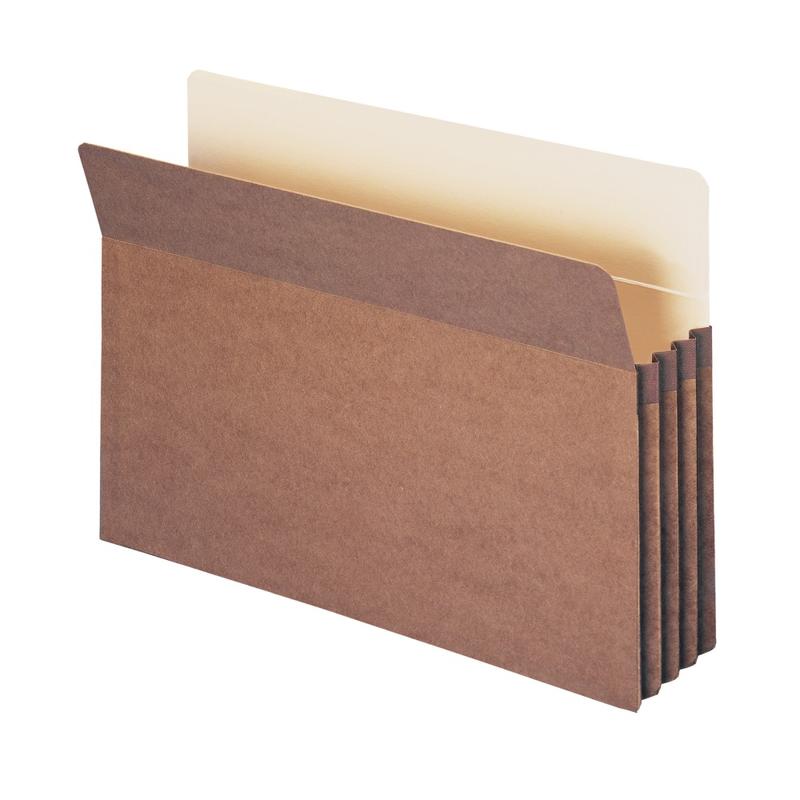 Smead Expanding File Pockets, 3 1/2in Expansion, 9 1/2in x 14 3/4in, 30% Recycled, Redrope, Pack Of 25 MPN:1526E