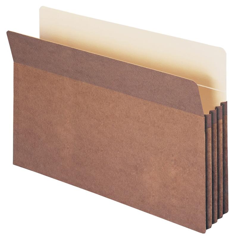 Smead Expanding File Pockets, 3 1/2in Expansion, 9 1/2in x 14 3/4in, 30% Recycled, Redrope MPN:1526EB