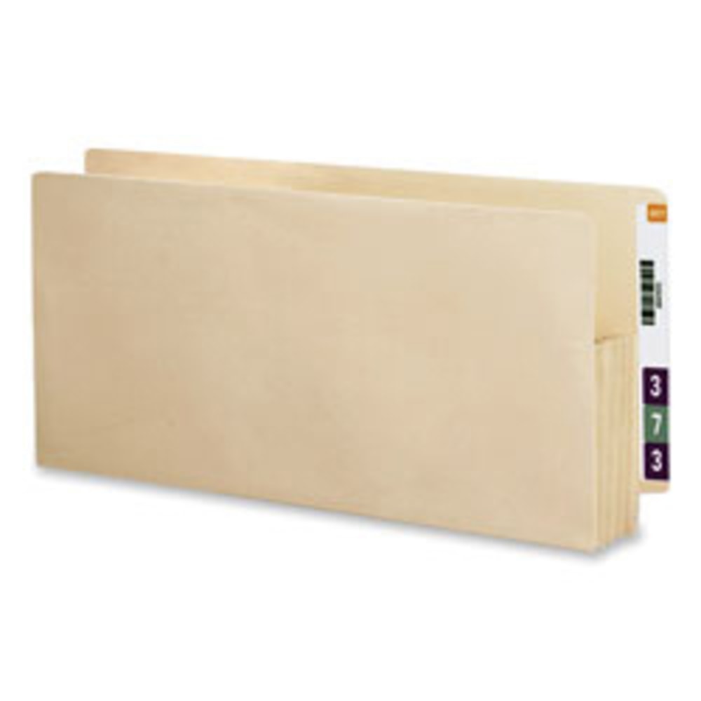 Smead Reinforced End-Tab Fastener Folders, 2 Fasteners, Straight Cut, Letter Size, Manila, Box Of 50 MPN:34276