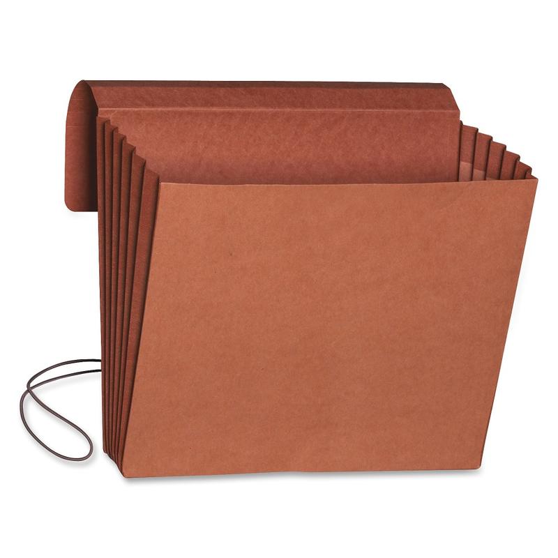 Smead Redrope Expanding Wallets With Elastic, Letter Size, 5 1/4in Expansion, 30% Recycled, Redrope, Pack Of 10 MPN:71109