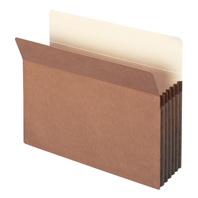 Smead Expanding File Pockets, 5 1/4in Expansion, Letter Size, 100% Recycled, Redrope, Box Of 10 MPN:73206