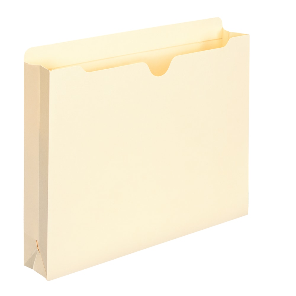 Smead Expanding File Jackets, Letter Size, 2in Expansion, 100% Recycled, Manila, Box Of 50 MPN:75605