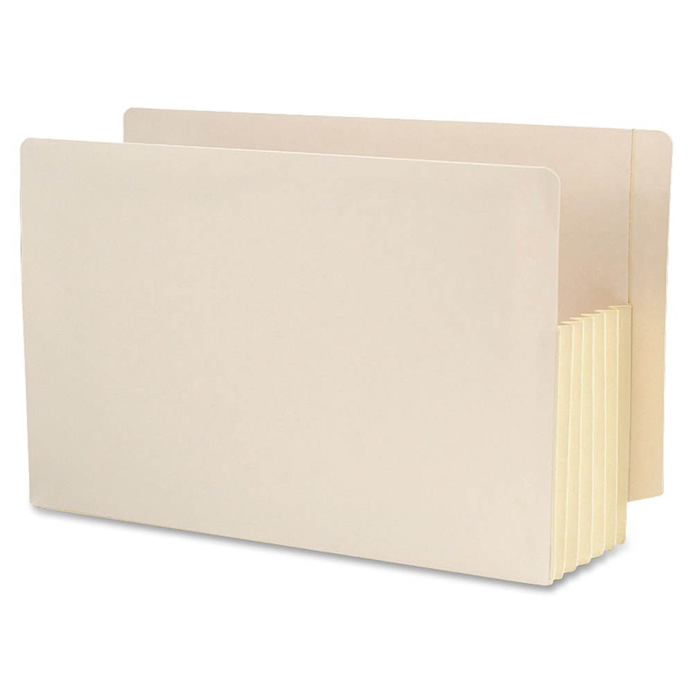 Smead Tyvek-Lined Gusset End-Tab File Pockets, Legal Size, 5 1/4in Expansion, Manila, Box Of 10 MPN:76174