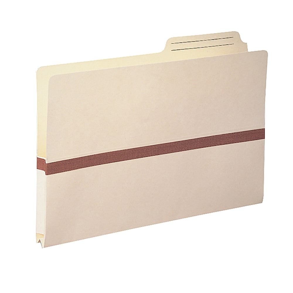 Smead Economy Drop-Front Filing Pockets, Legal Size, 1in Expansion, Manila MPN:76487