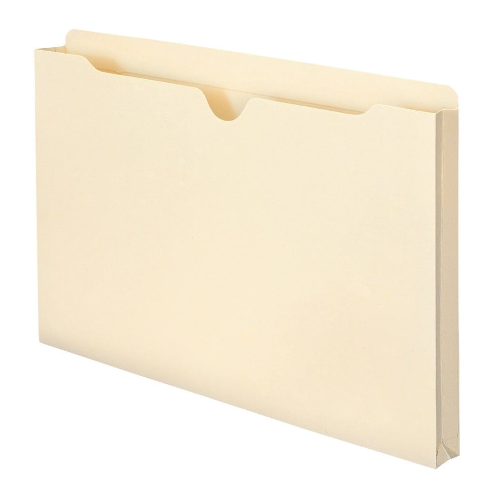 Smead Expanding Reinforced Top-Tab File Jackets, 1in Expansion, Legal Size, Manila, Box Of 50 MPN:76520