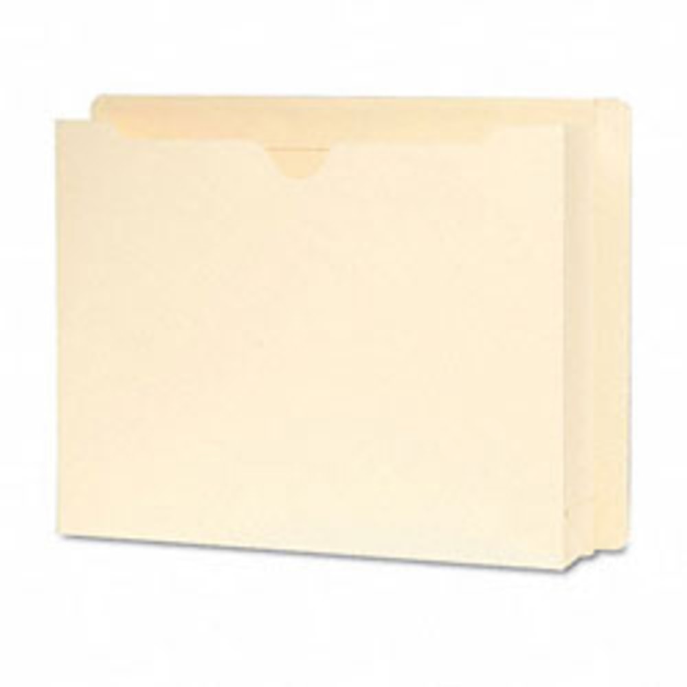 Smead End-Tab Expansion File Jackets, Letter Size, 2in Expansion, Manila, Box Of 25 MPN:76910