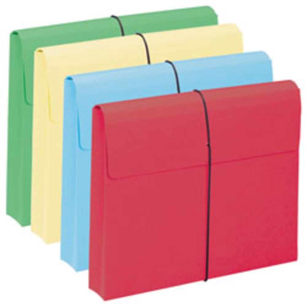 Smead Color Expanding Wallets, 2in Expansion, Letter Size, Assorted Colors, Box Of 10 MPN:77207