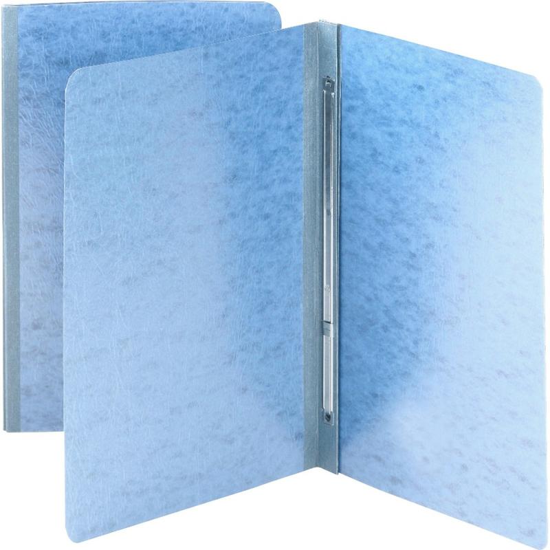 Smead Pressboard Report Covers, Letter Size (8 1/2in x 11in), 60% Recycled, Blue MPN:81050