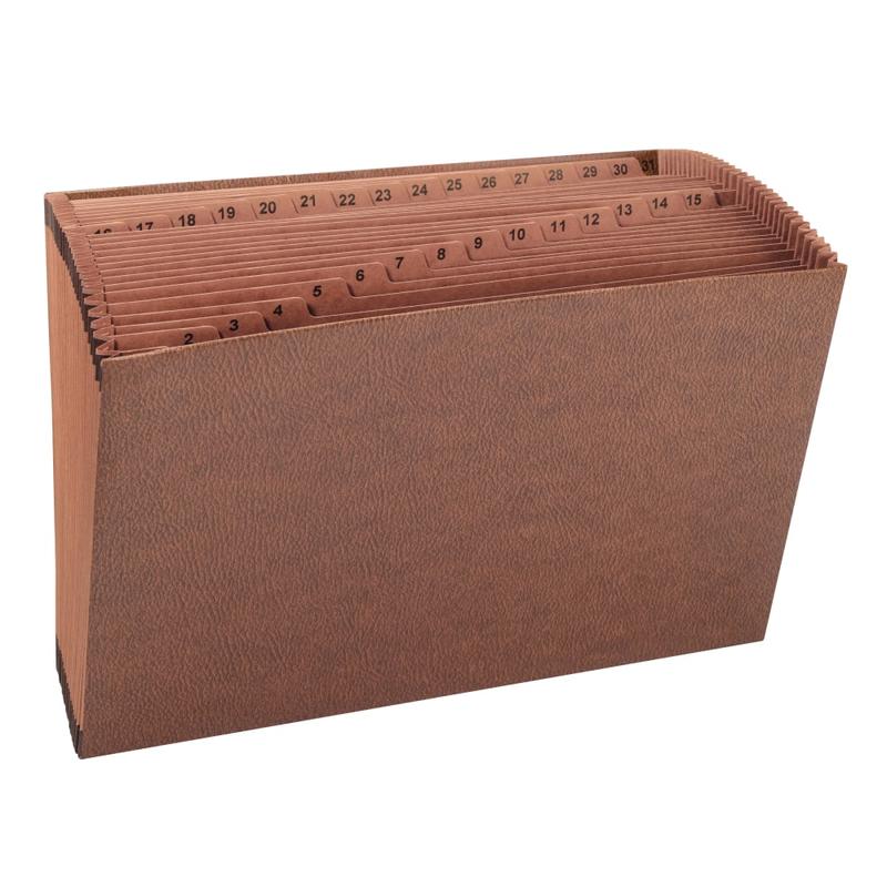 Smead TUFF Expanding File, 31 Pockets, 1-31, Legal Size, Brown MPN:R219D