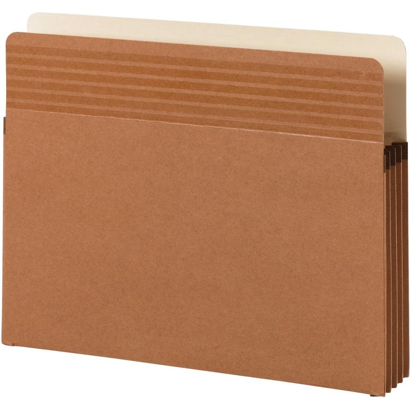 Smead Easy Grip Expanding Pockets, Letter Size, 3 1/2in Expansion, 30% Recycled, Redrope, Pack Of 25 MPN:SMD73208