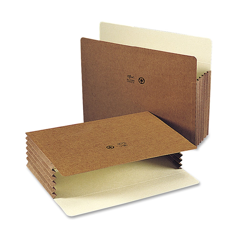 Smead Easy-Access Top-Tab Tyvek File Pockets, Letter Size, 5 1/4in Expansion, 30% Recycled, Redrope, Box Of 10 MPN:652808-2179