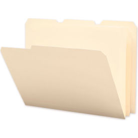 Smead® Tear/Moisture-Resist Poly File Folders 1/3 Cut Top Tab Letter Manila 12/Pack 10510