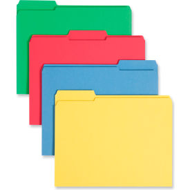 Smead Reinforced Top Tab File Folders 1/3-Cut Tabs Letter Size Assorted Colors 12/PK 11641
