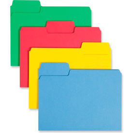 Smead® SuperTab Colored File Folders 1/3 Cut Letter Assorted 100/Box 11987