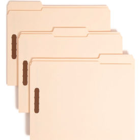 Smead® Folder Two Fasteners 1/3 Cut Assorted Top Tab Letter Manila 50/Box 14537
